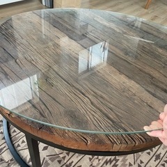 アイアン　ウッド　ヴィンテージ　ローテーブル　センターテーブル