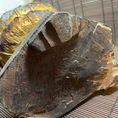 『阿弥陀如来坐像』来迎印　木彫り　仏像　江戸　室町　高さ50cm 時代物