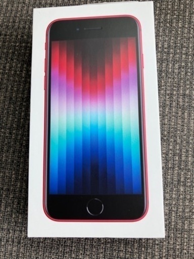 【中古】iPhoneSE 第3世代　128GB　RED