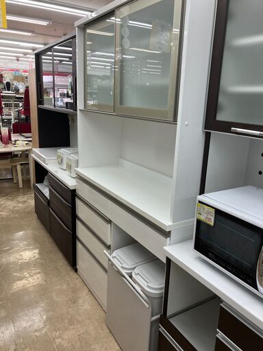 【値下げしました!】NITORI ニトリ 2面レンジボード リガーレ ゴミ収納 No.1079● ※現金、クレジット、スマホ決済対応※