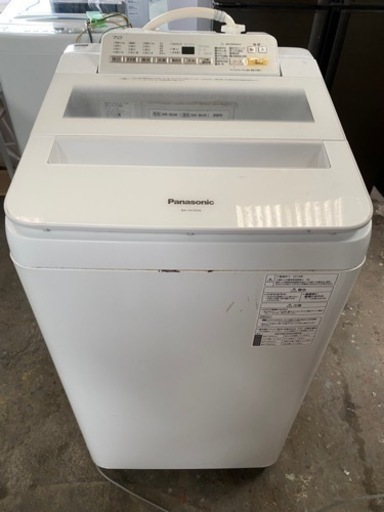 Panasonic 7kg洗濯機　NA-FA70H6