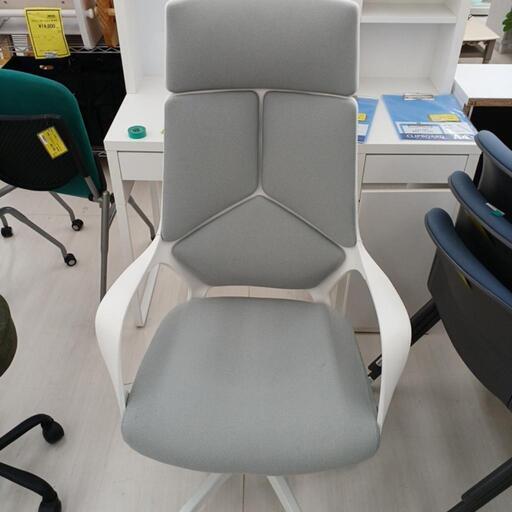 ★ジモティ割あり★OAﾁｪｱｰ　GY　現状販売　(H)118× (W)56× (D) 47【joh1260】