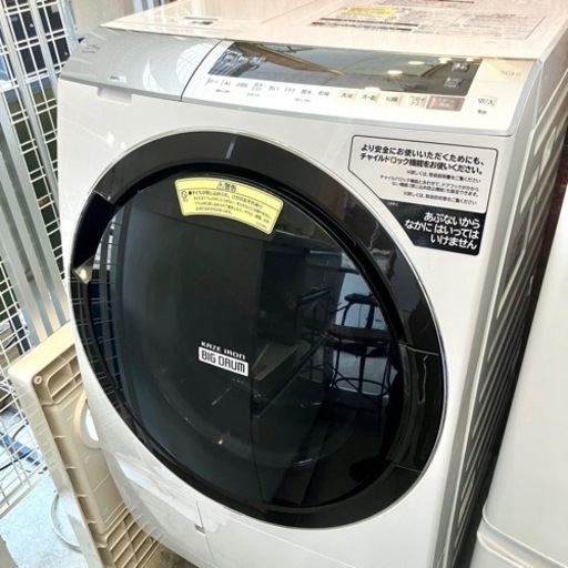 《売約済み》【武蔵小山店】 　日立 HITACHI BD-SX110E [ ドラム式洗濯乾燥機 ビッグドラム 洗濯11.0kg /乾燥6.0kg 右開き ロゼシャンパン ]　 ドラム洗濯機　ドラム式洗濯機　ヒートポンプ　 洗濯機　乾燥機　乾燥付き　乾燥機能付き 検　ヒートリサイクル BD-SX110CL BD-SX110FL BD-SX110  運搬無料エリア有 / 品川区 リサイクルショップ ランバールーム 武蔵小山店 ◀︎ 武蔵小山パルム 戸越銀座 隣接