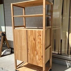 【引取/配送】IKEA イケア 木製 棚 取扱説明書付き