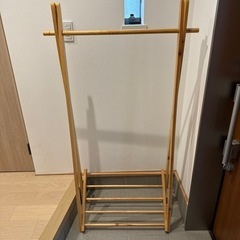 木製ハンガーラック／家具