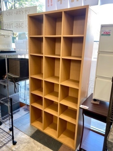 本棚 オープンラック 収納棚 幅89.5 中古 家具 収納家具 カラーボックス