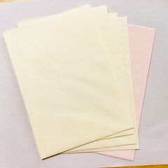 カラー封筒５枚