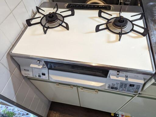ガスコンロ 二口 両面魚焼き Rinnai RTS65AWK3R