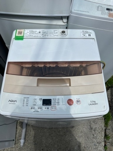 早い者勝ち大セール‼️‼️＋ご来店時、ガンお値引き‼️AQUA(アクア) 2017年製 5.0kg 洗濯機