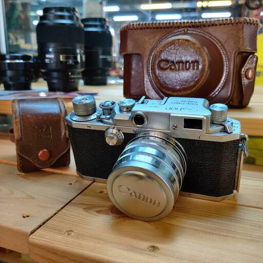 【愛品倶楽部柏店】現状品！ Canon レンジファインダーカメラ IV sb 50mm F1.8付