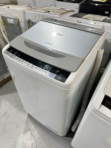 ★HITACHI 日立★ 洗濯機 BEAT WASH BW-V90A 2017年 9kg ガラストップ 大容量 ファミリー 丸洗い