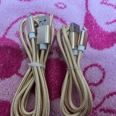 新品未使用 USB★iPhone充電器 急速充電 ２本セット(1...