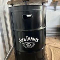 ドラム缶収納式テーブル椅子セット