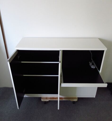 入江木工 レンジボード レンジ台 食器棚 スライド棚 キッチン キッチン