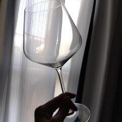 【ネット決済】ワイングラス2脚セット(赤ワイン向け)