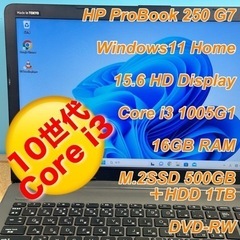 HP ProBook 250 G7 10世代 i3-1005G1...
