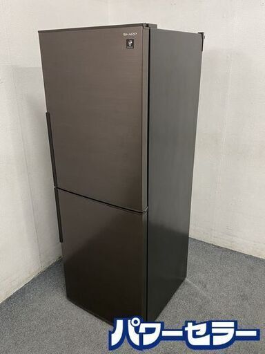 2022年製 SHARP/シャープ 2ドア冷凍冷蔵庫 280L メガフリーザー 大容量冷凍 プラズマクラスター SJ-PD28H-T 中古家電 店頭引取歓迎 R8254