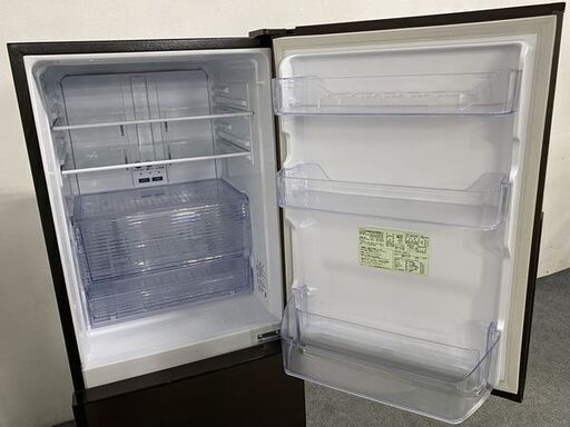 H1159【地域限定・送料無料・動作保証90日】シャープ 2ドア冷蔵庫