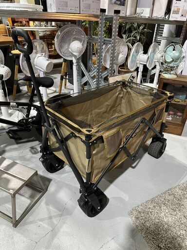 ★Lysin ライシン★ 2WAY アウトドアワゴン 折りたたみ キャリーカート キャリー レジャー 耐荷重124kg 120L