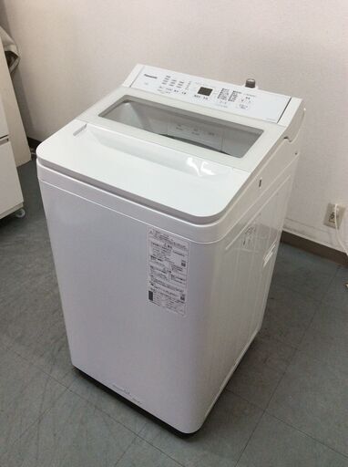 （8/1受渡済）YJT8759【Panasonic/パナソニック 7.0㎏洗濯機】美品 2022年製 NA-FA7H1 家電 洗濯 簡易乾燥付