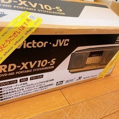未使用VICTOR JVC DVD-MDポータブルシステム　　