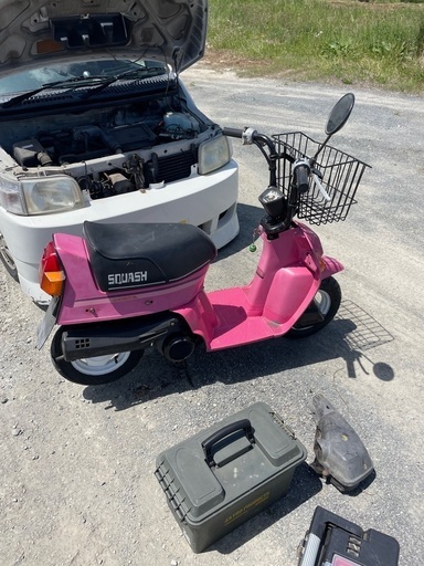 ホンダ　スカッシュ　セル付き12v エンジン実動