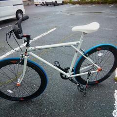 700c   シングルギア　ホワイト　クロスバイク-アムウェイ インテンシブ インナーエッセンス