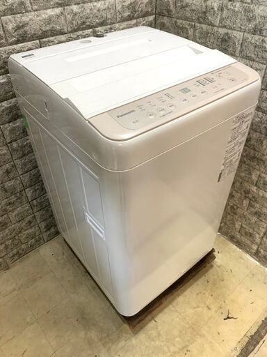 大阪送料無料★3か月保証★洗濯機★パナソニック★2022年★6㎏★NA-F6PB1★S-808