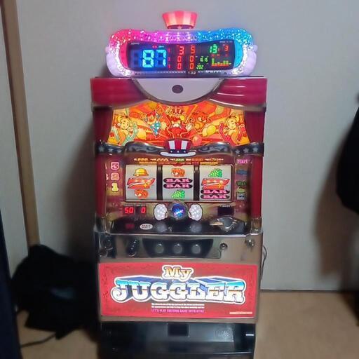 パチスロ実機.マイジャグラー4.コイン不要機
