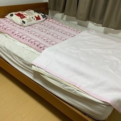 【無料】ベッドフレーム&マットレス