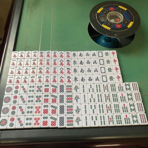 △ ダイケン 全自動麻雀卓 E-MAHJONG（室内用） SPD1253N USED 簡易