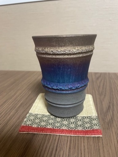 美濃焼　角山窯　彩輪　虹彩　タンブラー