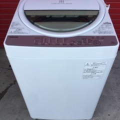 TOSHIBA 東芝　6.0Kg全自動洗濯機　AW-6G6