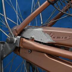 【完売御礼】整備済 ブリヂストン 超軽量26型 ギアなし アルミーユ  中古自転車 婦人車 ピンク色 