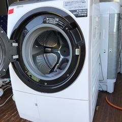 ?1️⃣福岡市内配送設置無料 2019年式 BD-SX110CL-N ドラム式