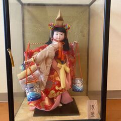 【差し上げます】日本人形　汐汲　舞踊人形　10号