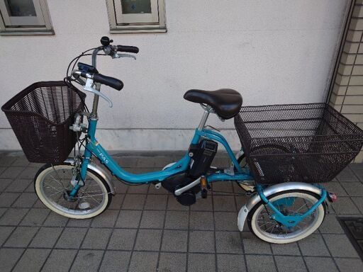 ★★★美品 バッテリー容量大きい【ヤマハ パス 電動三輪自転車 １５・４ahバッテリー】★★★