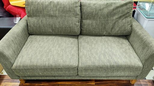 カウチソファー二人掛け 2pソファー 良品 ラブソファ 北欧風アームレス