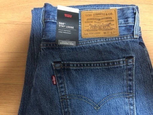 新品未使用！リーバイス568STAY  LOSE w32 L32\n