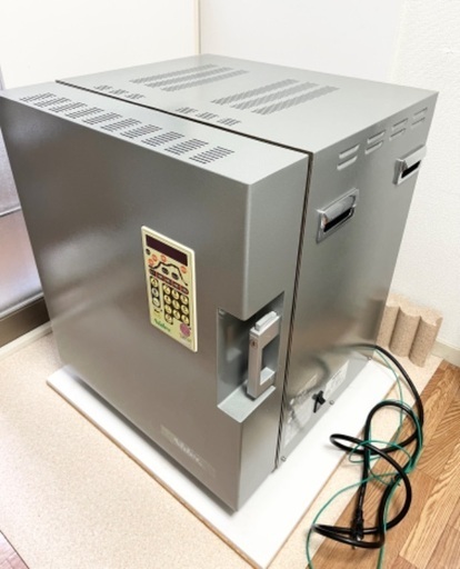【引取先決定】シンポ 陶芸用電気窯 DMT-01 家庭用100V／美品／棚板・支柱・とち多数／引取限定