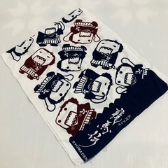 【美品】坂本龍馬　手拭い　タオル　ドーモくんキャラ　九州旅行