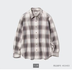 【未使用】ユニクロ　チェックシャツ