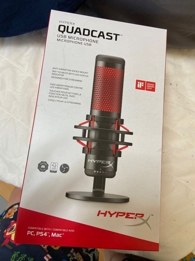 【5/5まで値下げ・ネット最安値】HyperX QuadCast マイク