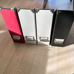 IKEA　廃盤品　KASSETT ファイルボックス ４個セット