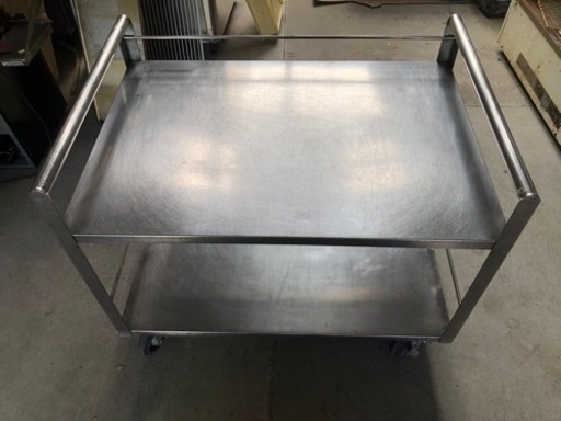 キャスター付作業台　配膳車　移動式作業台
