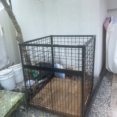【ネット決済・配送可】大型犬用犬小屋