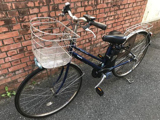 【値下げ】電動アシスト自転車　リチウム ビビタフネスBE-ENL733　27インチ　バッテリー5点灯　動作良好