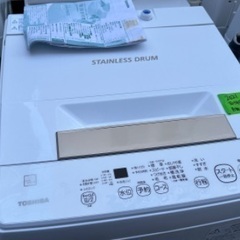 🟧洗濯機40 TOSHIBA 2021年製 4.5kg 大阪府内...