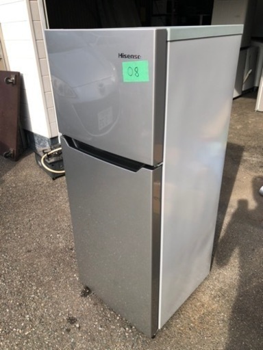 北九州市内配送無料 保証付き HR-B12AS 冷蔵庫 シルバー [2ドア /右