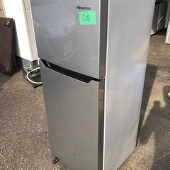 北九州市内配送無料　保証付き HR-B12AS 冷蔵庫 シルバー [2ドア /右開きタイプ /120L]